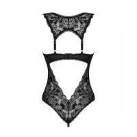 Еротичний мереживний боді з інтимним верезом Donna Dream Obsessive M/L
