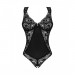 Эротическое кружевное боди с интимным верезом Donna Dream Obsessive M/L