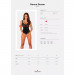 Эротическое кружевное боди с интимным верезом Donna Dream Obsessive M/L