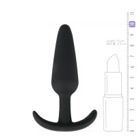 Анальная пробка Buttplug черная, M