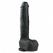 Фаллоимитатор Гигант EASYTOYS REALISTIC DILDO BLACK 29.5 CM