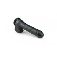 Фаллоимитатор Гигант EASYTOYS REALISTIC DILDO BLACK 29.5 CM