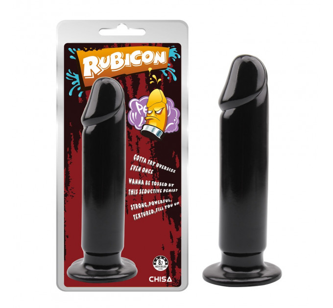 Фаллоимитатор реалистичный Chisa Rubicon на присоске, черный