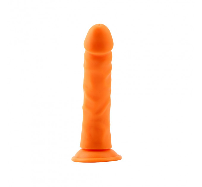 Фаллоимитатор реалистичный на присоске Chisa Delux Pure Nature Steven.R-Orange, оранжевый