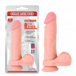 Фаллоимитатор реалистичный Chisa Ballsy Super Cock 8.5 на присоске с ярко выраженной головкой