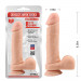 Фаллоимитатор реалистичный Chisa Ballsy Super Cock 8.5 на присоске с ярко выраженной головкой