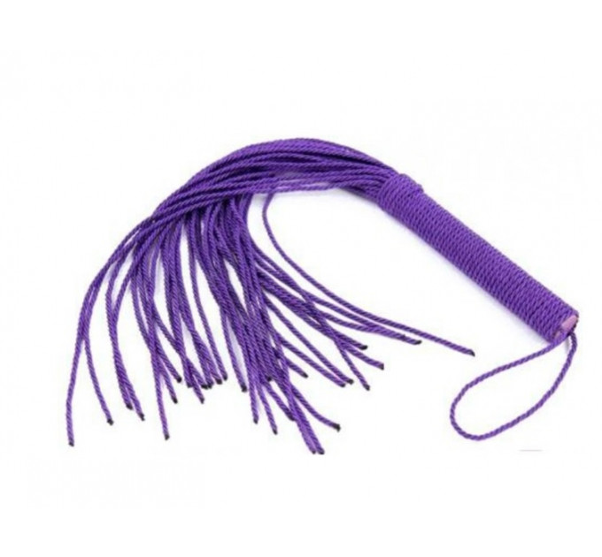 Флоггер DS Fetish Rope flogger purple