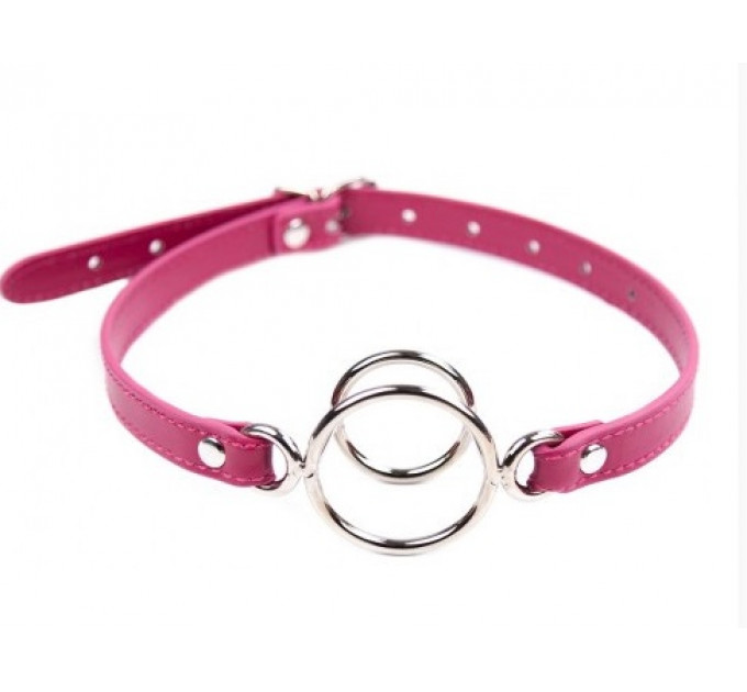 Кляп DS Fetish Metal gag rosa