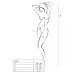 Комбинезон с открытой грудью, черный BS031 Passion S/L