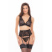 Комплект SWEET TEMPTATIONS 3PC SET BLACK, S/M