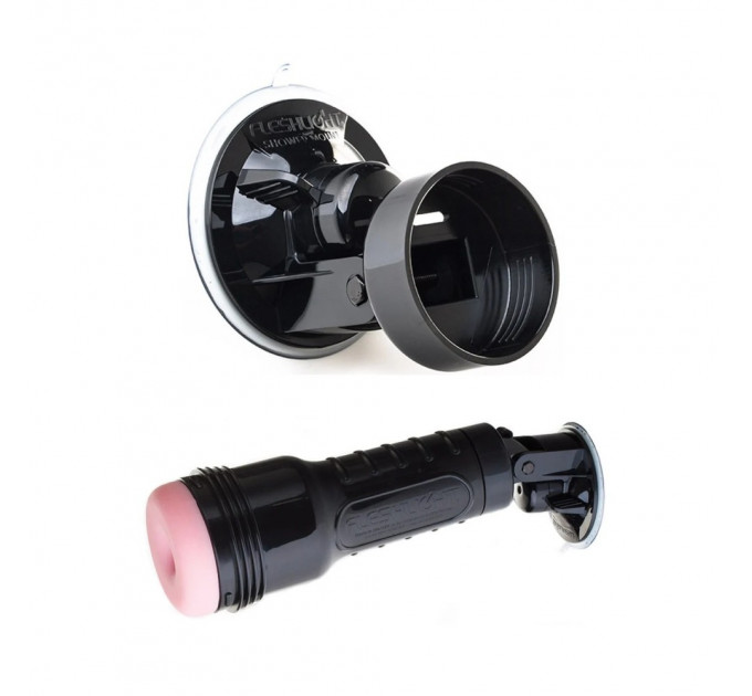 Крепление на стену с присоской для мастурбатора Fleshlight Shower Mount, черный