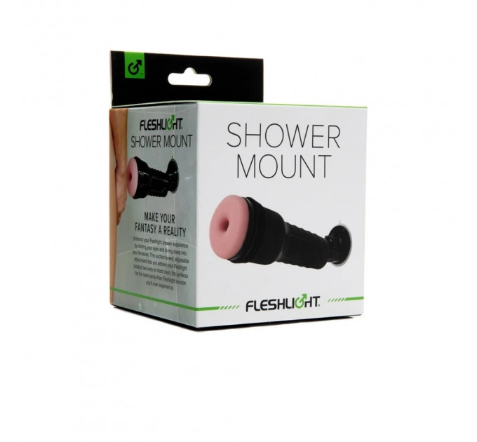 Крепление на стену с присоской для мастурбатора Fleshlight Shower Mount, черный