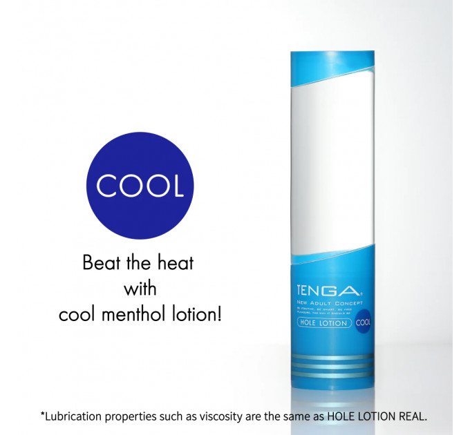 Лубрикант на водной основе охлаждающий TENGA HOLE LOTION COOL 170ML