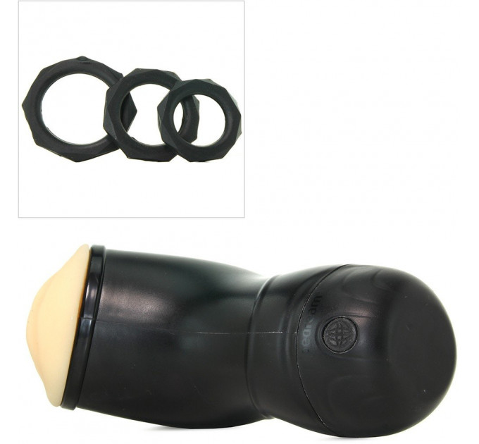 Мастурбатор двойной PDX DOUBLE Penetration VIBRATING STROKER