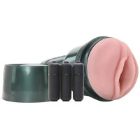 Мастурбатор в колбе с 3-мя вибропулями Fleshlight Vibro Pink Lady Touch