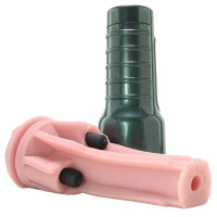 Мастурбатор в колбе с 3-мя вибропулями Fleshlight Vibro Pink Lady Touch
