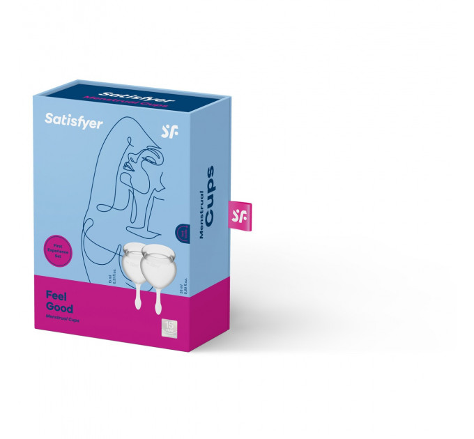 T360903 Менструальные чаши SATISFYER FEEL GOOD MENSTRUAL CUP WHITE
