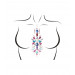 Наклейки-стразы для тела Leg Avenue Xali body jewels sticker