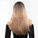 Парик длинный с челкой Fetish Hair и окрашиванием омбре, 60 см