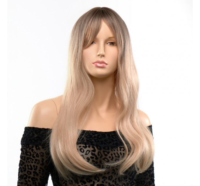 Парик длинный с челкой Fetish Hair и окрашиванием омбре, 60 см