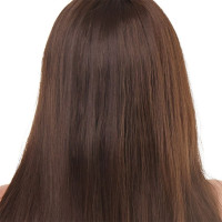 Парик каскад волнистый с челкой Fetish Hair, коричневый, 60 см
