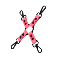 Перехресна система фіксації Taboom Glow In the Dark Hogtie рожева, що світиться в темряві, рожева