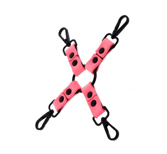 Перекрестная система фиксации Taboom Hogtie, розовая