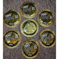 Набір презервативів латексних One Legend XL великого розміру (ціна за 5 шт.)