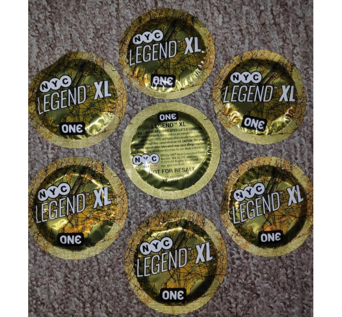 Набір презервативів One Legend XL, великий розмір (ціна за 5 шт.)