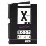 Пробник духи із феромонами чоловічі Aurora X-PHERO MEN VIOLET 1ml.