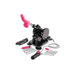 Секс-машина Dreamtoys Sex Room Sex Machine з насадками та пультом, чорна