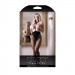 Сексуальный комбинезон с открытой грудью Sheer Fantasy, с узором, One Size, черный