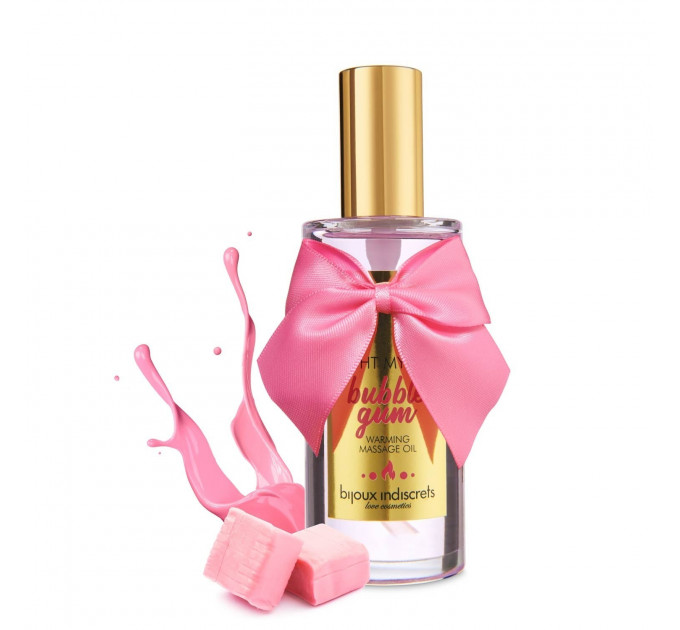 Согревающее массажное масло для поцелуев Light My Fire от Bijoux Indiscrets