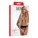 Трусики с открытой интимной зоной S/M Delphine Daring Intimates, черные