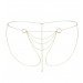 Ланцюжок-трусики Bijoux Indiscrets Magnifique Bikini Chain – Gold, прикраса для тіла
