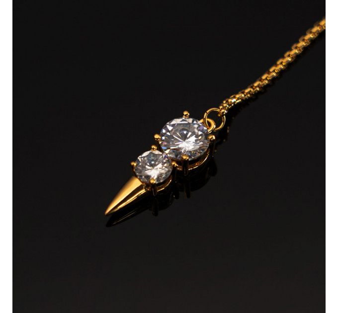 Украшения для клитора и половых губ UPKO Non-pierced Jewelry Snowman с горным хрусталем, золотистые