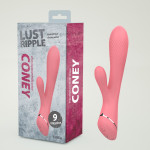 Вагинально-клиторальный вибратор кролик Chisa Lust Ripple Coney, розовый