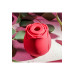 Вакуумный клиторальный стимулятор Adam & Eve Eve's Ravishing Rose Clit Pleaser, красный