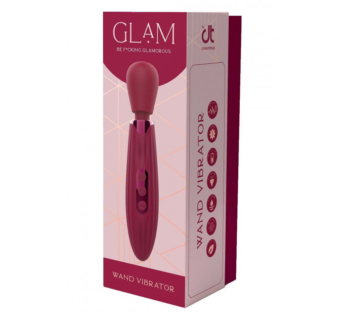 Вибратор микрофон Dream Toys Glam Wand Vibrator, красный
