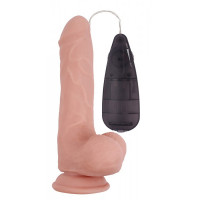 Вібратор реалістичний на присосці Chisa T-skin ReaL Basics Realistic Dildo з пультом керування