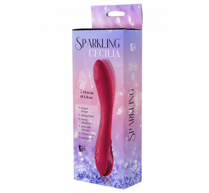 Вибратор с движущимся шариком Dream Toys SPARKLING SLIDING CECILIA