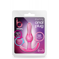Анальный плаг B YOURS CURVY ANAL PLUG PINK