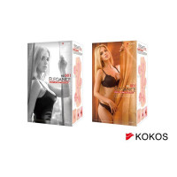Мастурбатор Kokos Elegance 001 DL ,16 см (двошаровий)