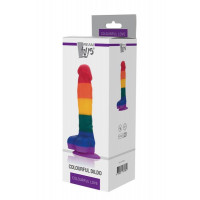 Радужный фаллоимитатор COLOURFUL LOVE DILDO