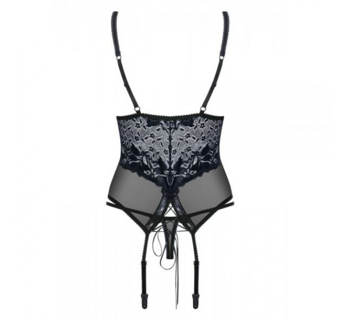 Корсет Obsessive 866-COR-1 corset & thong L/XL
