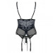 Корсет Obsessive 866-COR-1 corset & thong L/XL