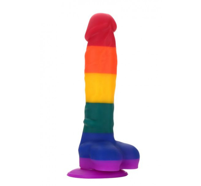Радужный фаллоимитатор COLOURFUL LOVE DILDO