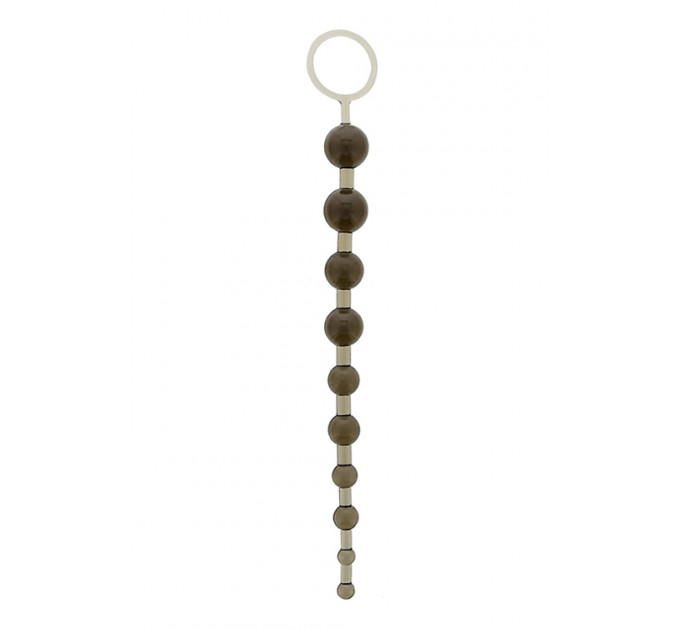 Цепочка анальная ORIENTAL JELLY BUTT BEADS 10.5, BLACK
