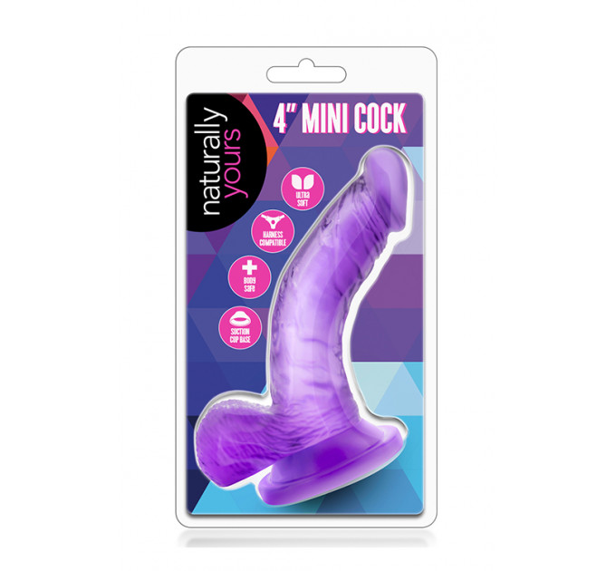 Фаллоимитатор NATURALLY YOURS 4INCH MINI COCK PURPLE