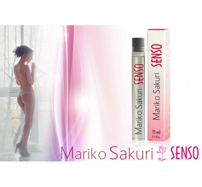 Духи з феромонами жіночі Aurora Mariko Sakuri SENSO (roll-on), 15 мл